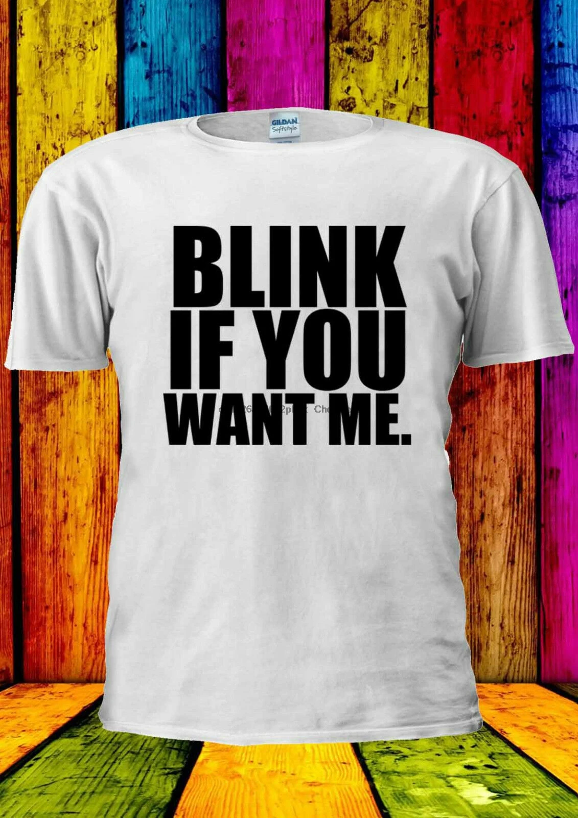 Модная футболка Blink If You Want Me Tumblr жилет майка для мужчин и женщин унисекс