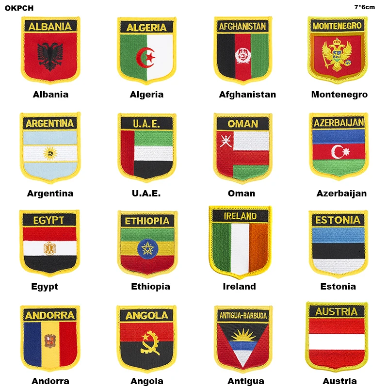 Нашивка с флагом куртка джинсовая одежда нашивки вышивка Железный на значок