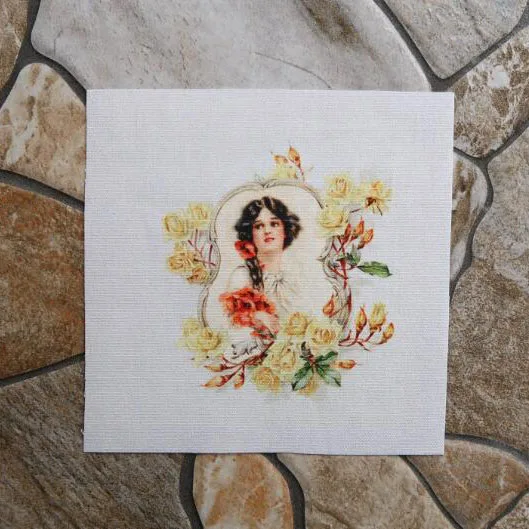 Ткань с цифровым принтом 8 шт./лот королевская ткань Смешанная 15*15 см Виктория