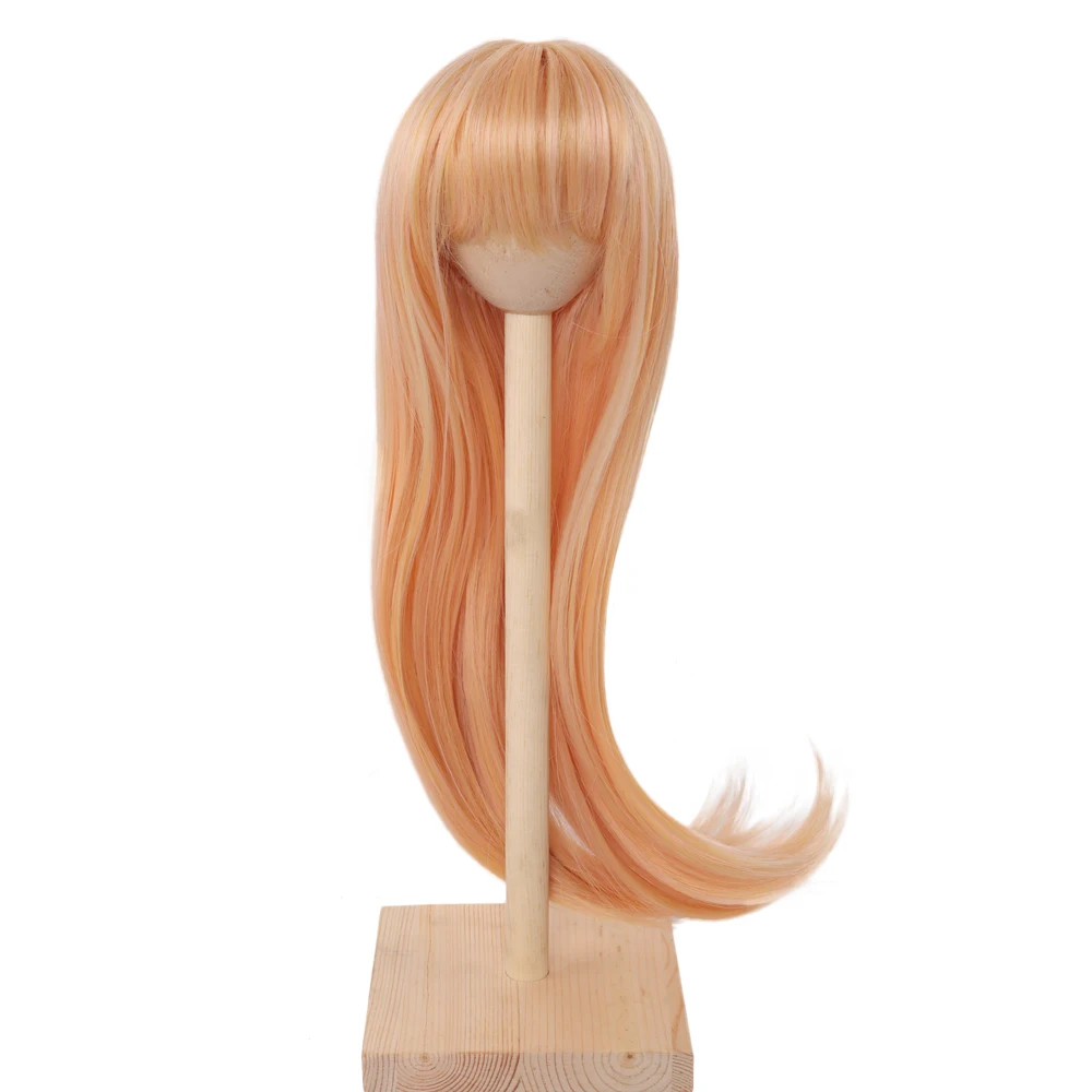 BJD кукольный парик высокого качества синтетический золотой длинный женский 1/3 1/4