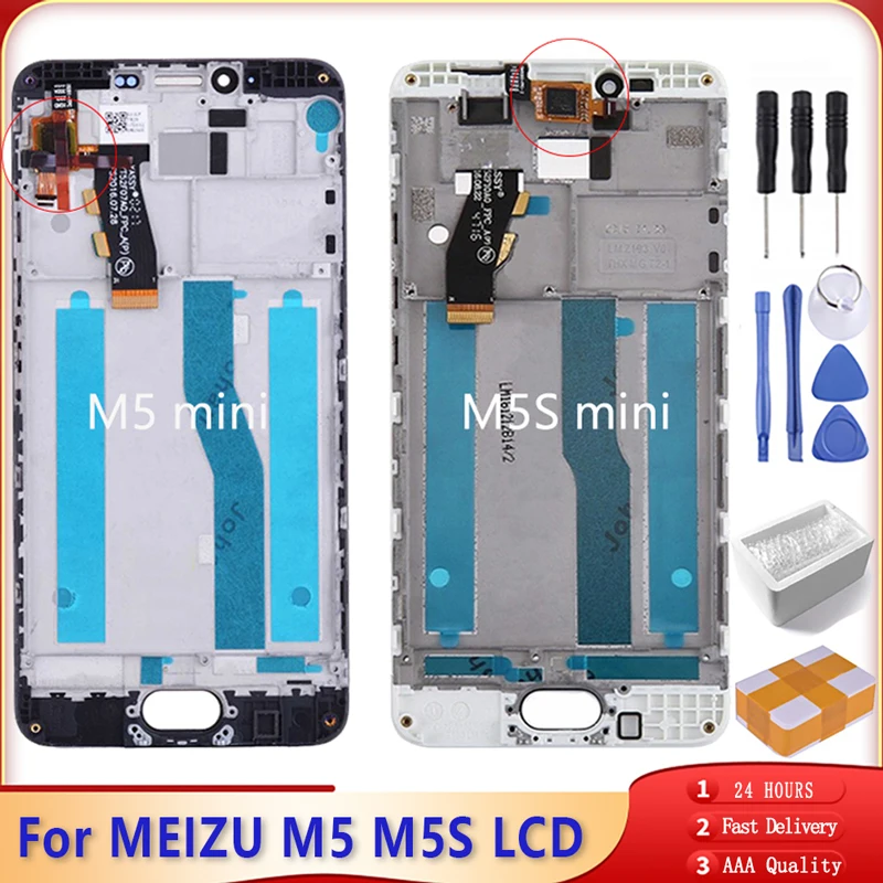 Оригинальный Дисплей для Meizu M5S M5 ЖК дисплей сенсорный Экран AAA Качество 5 2 дюймов