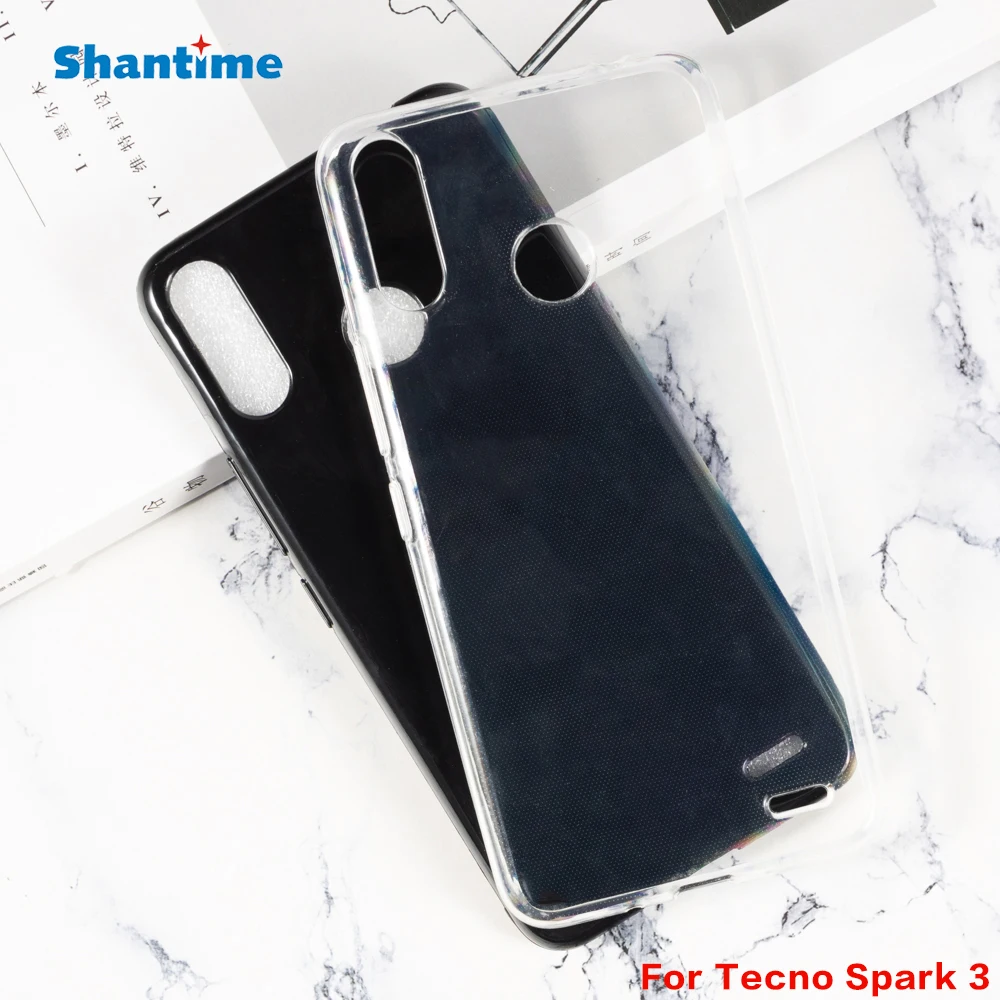 Мягкий силиконовый чехол из ТПУ для телефона Tecno Spark 3|Бамперы| |