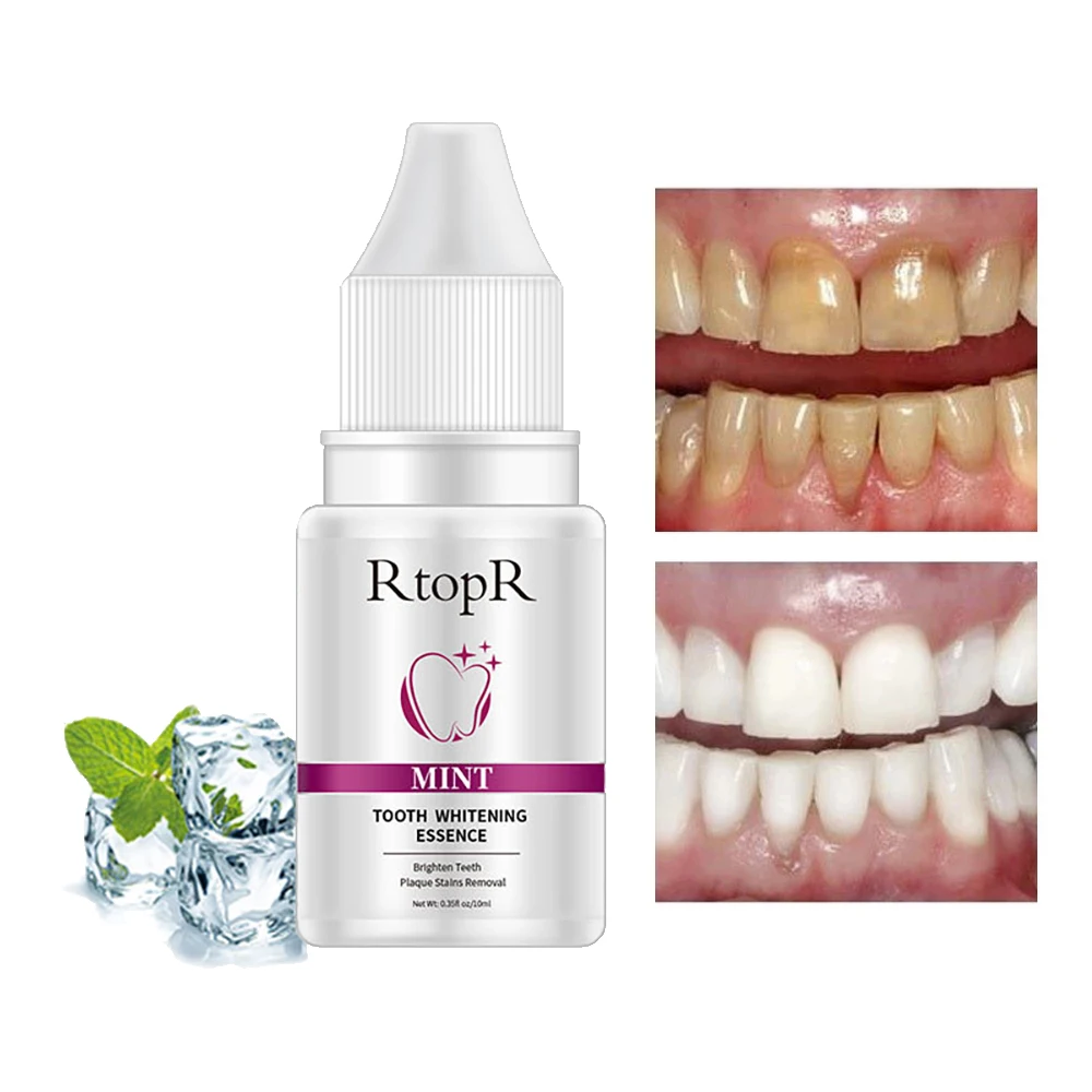 

Teeth Whitening Essence Liquid Remove Plaque Stain Oral Hygiene Cleaning Brighten Tooth Whitening Toothpaste Dental Care 10ML