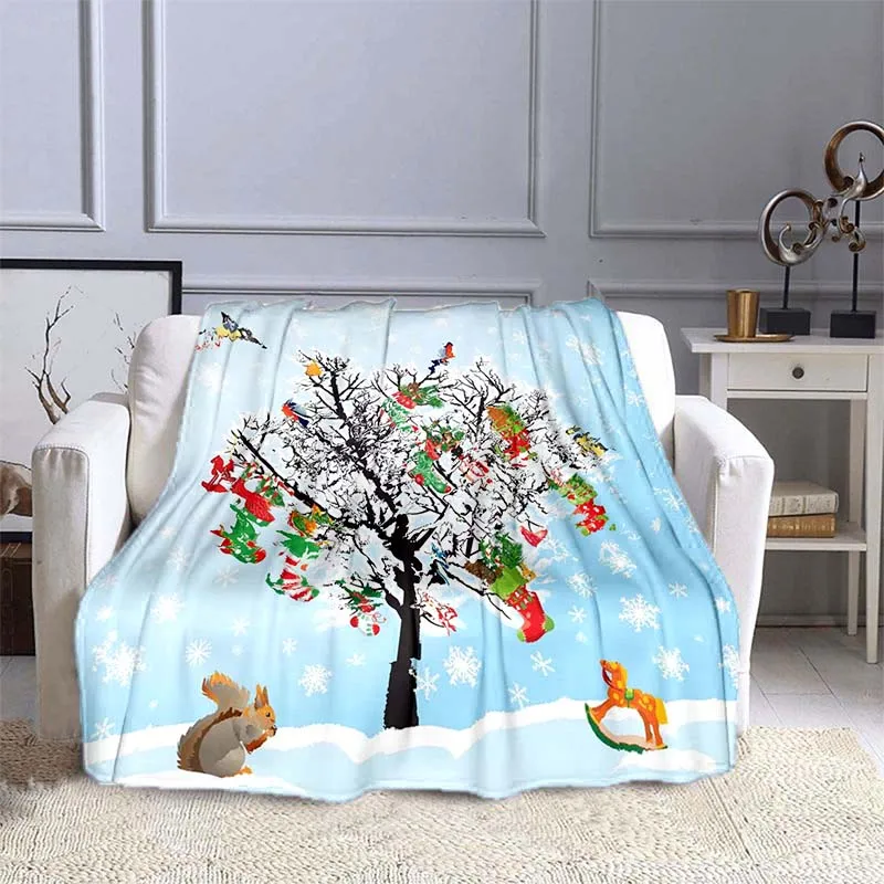 Супермягкое фланелевое одеяло с принтом Древо жизни Фланелевое покрывало