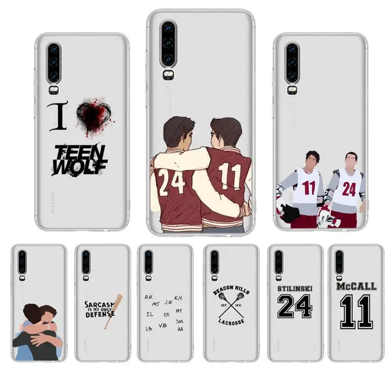 

Teen Wolf Stilinski 24 Phone Case For Huawei P20 P30 Pro P40 lite Mate 20lite for Y5 Y6 Honor 8X 10 Capa