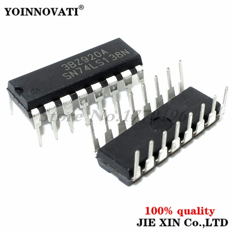 100 шт. SN74LS138N SN74LS138 HD74LS138P 74LS138 DIP-16 | Электронные компоненты и принадлежности