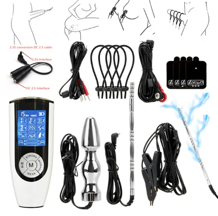 Электрическим током Анальная вагинальная пробка уретральный катетер пенис