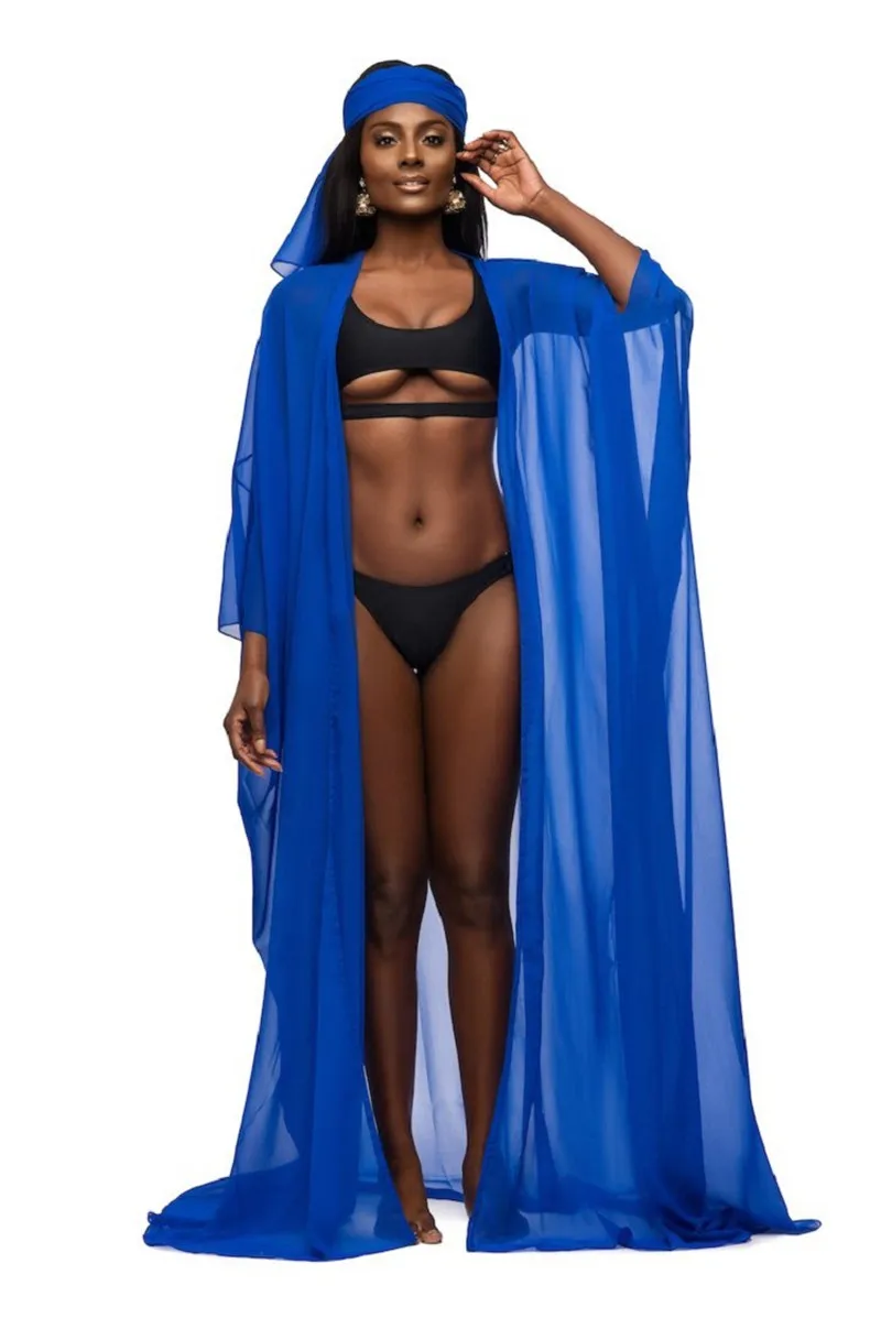 2020 New Women's Beach Wraps Autumn and Winter Fashion Womens Sexy Beach Style Printed Shawl Chiffon Jacket Bikini Cape