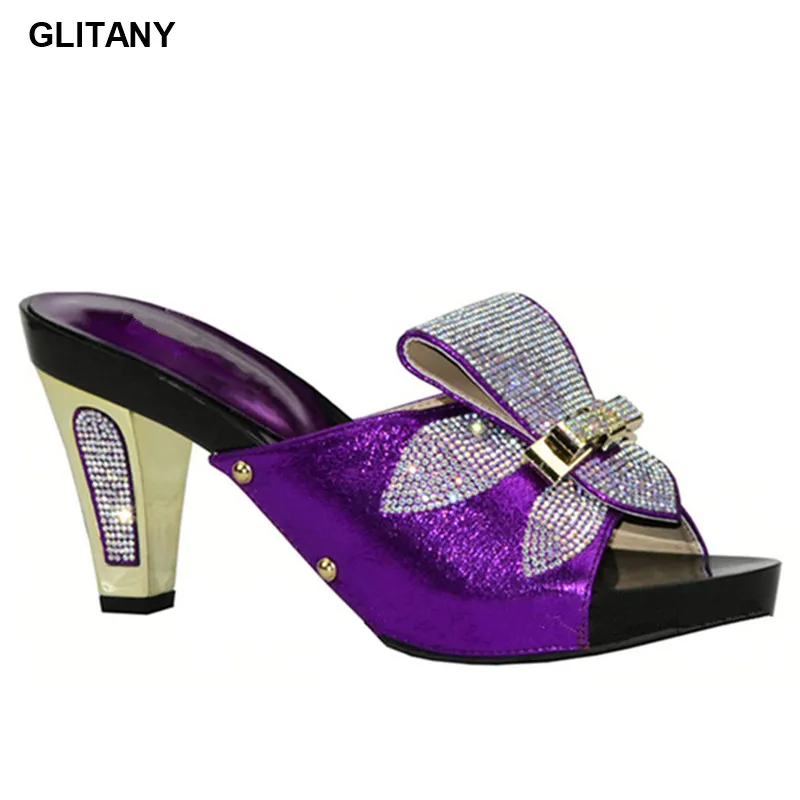 Туфли-лодочки женские в африканском стиле элегантные на высоком каблуке