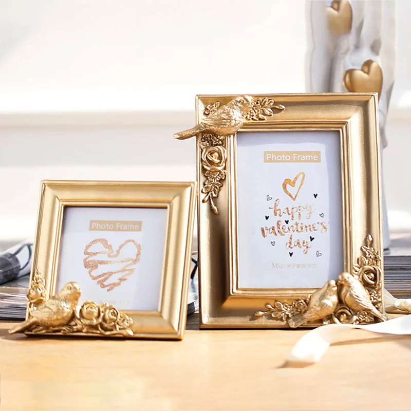 Оптовая продажа Скандинавская Золотая фоторамка в виде короны аксессуары для