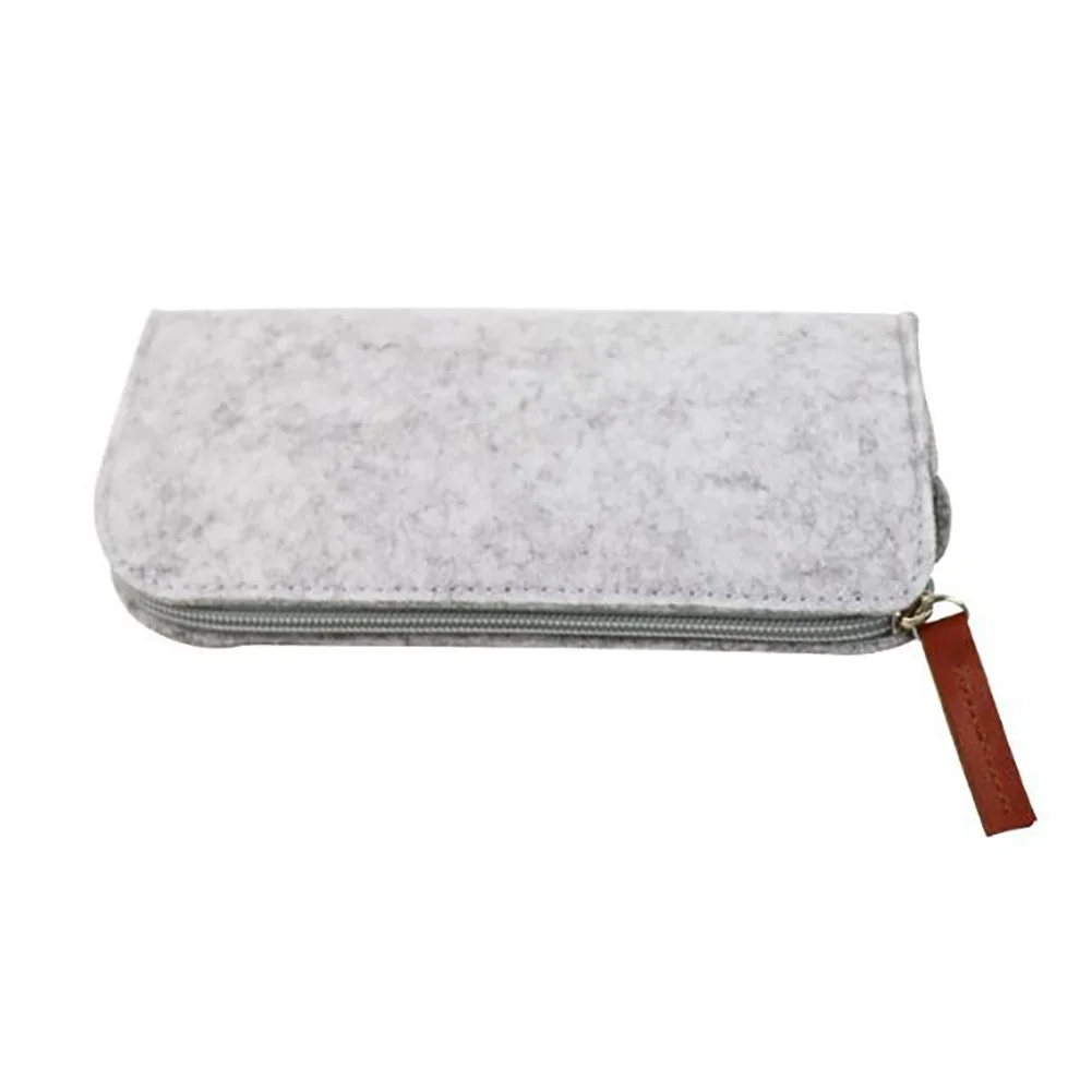 Переносная Студенческая сумка для ручек вместительный Чехол карандаш на молнии