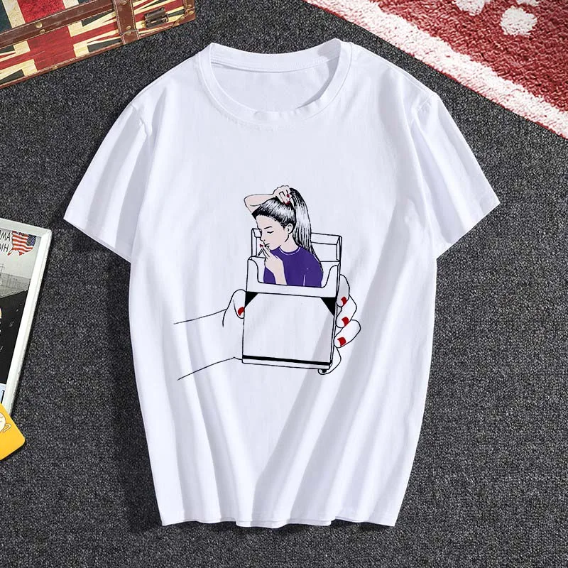 2019 новая хипстерская футболка с абстрактным художественным принтом Футболка