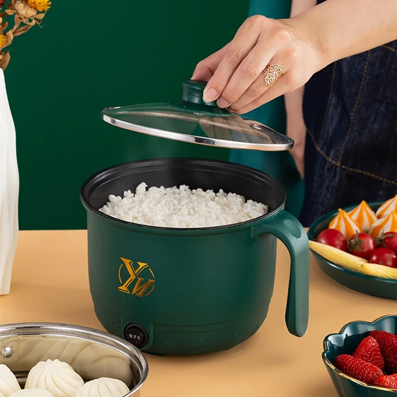Multifunction Electric Cooking Machine Single/Double Layer Hot Pot Rice Cooker Non-stick Pan Pots EU Plug 220V 300-600W | Бытовая