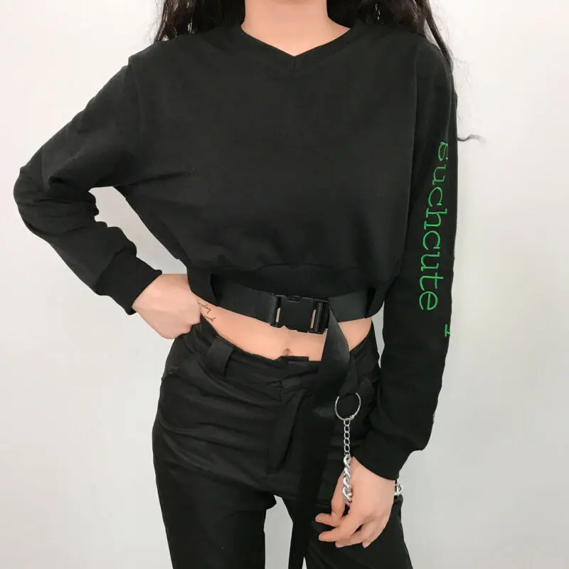 Женская готическая толстовка с капюшоном Повседневный пуловер длинным рукавом и