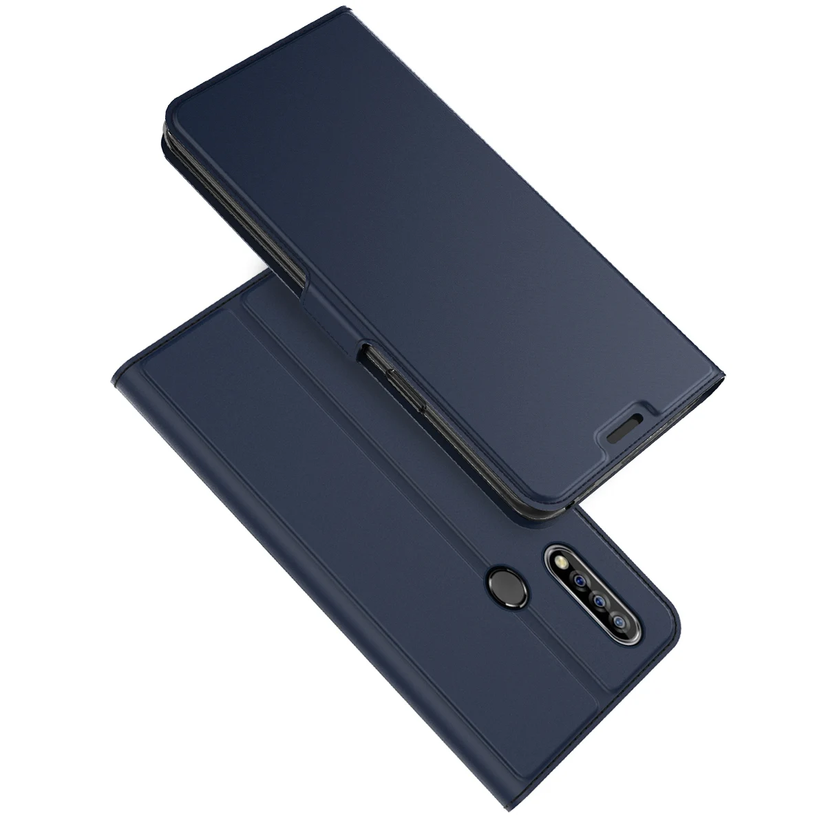 Для Oukitel C16 C17 Pro Чехол из искусственной кожи флип-чехол с подставкой Чехол с карманом для всего тела с держателями для карт для Oukitel C16 Pro Чехол