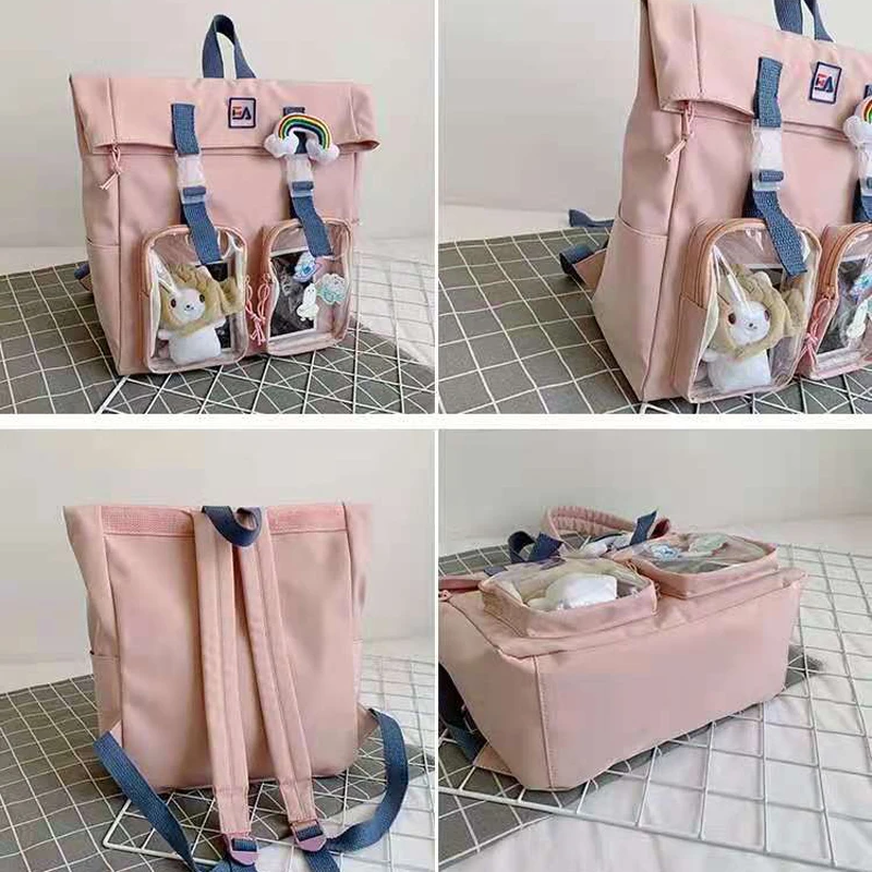 

OLN Backpacks for School Teenagers Girls Causal Women's Cute Backpack Kawaii Big Pack Pack Bag for Sac A Dot Mochilas Para Mujer