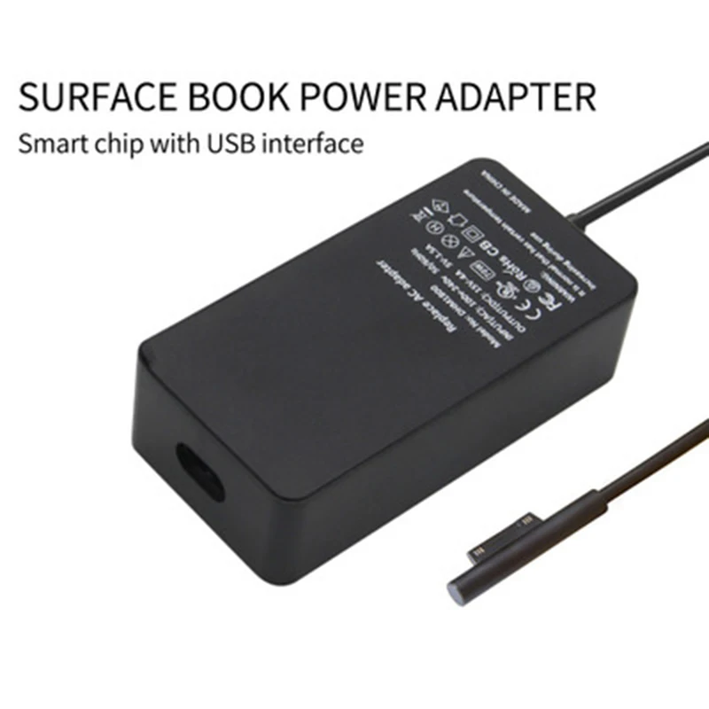 

15V 4A 65W for Microsoft surface book pro 3 pro 4 pro 5 pro 6 pro 7 Charger power adapter Surface Book Laptop/Tablet charger