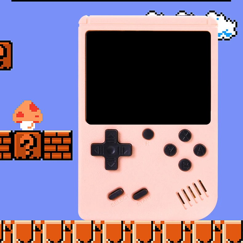 

5Colors Portable FC Game Mini TV Retro Game Console Handheld Game Player 3.0 Inch 500 Games IN 1 Pocket Game Console Accessories