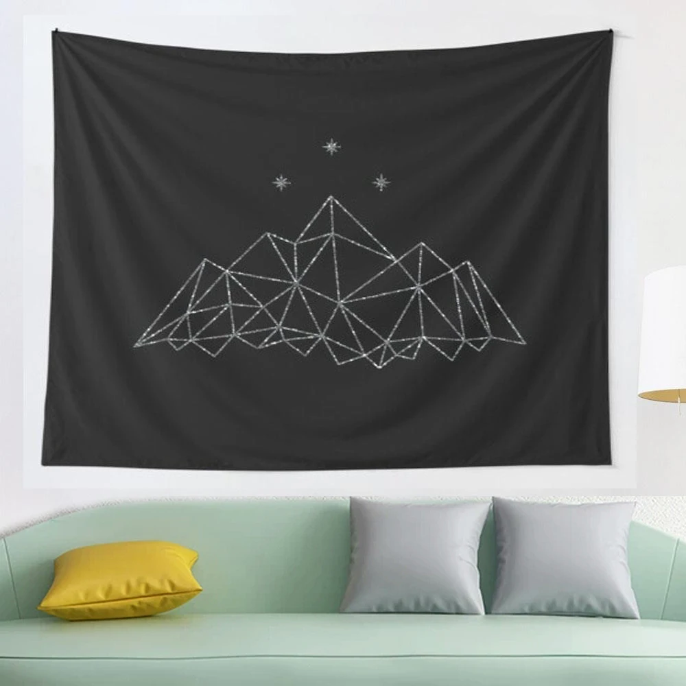 

the Night Court insignia from A Court of Frost and Starlight tapestry Blanket Tapestry Bedroom Bedspread Decoration