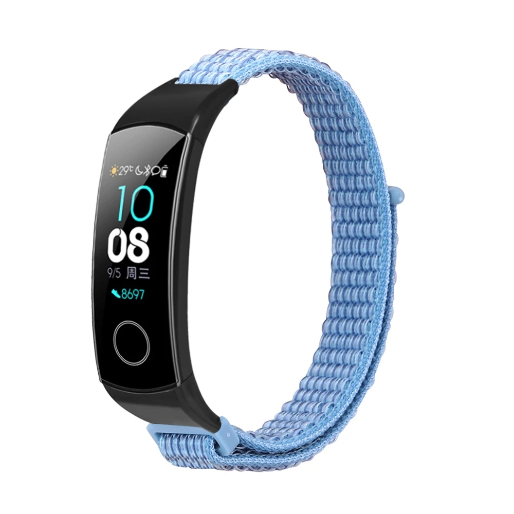 Hangrui браслет для huawei Honor Band 5 Женский Мужской прочный нейлон мягкий изящный ремешок для часов для Honor Band 4 5 браслет для ремня