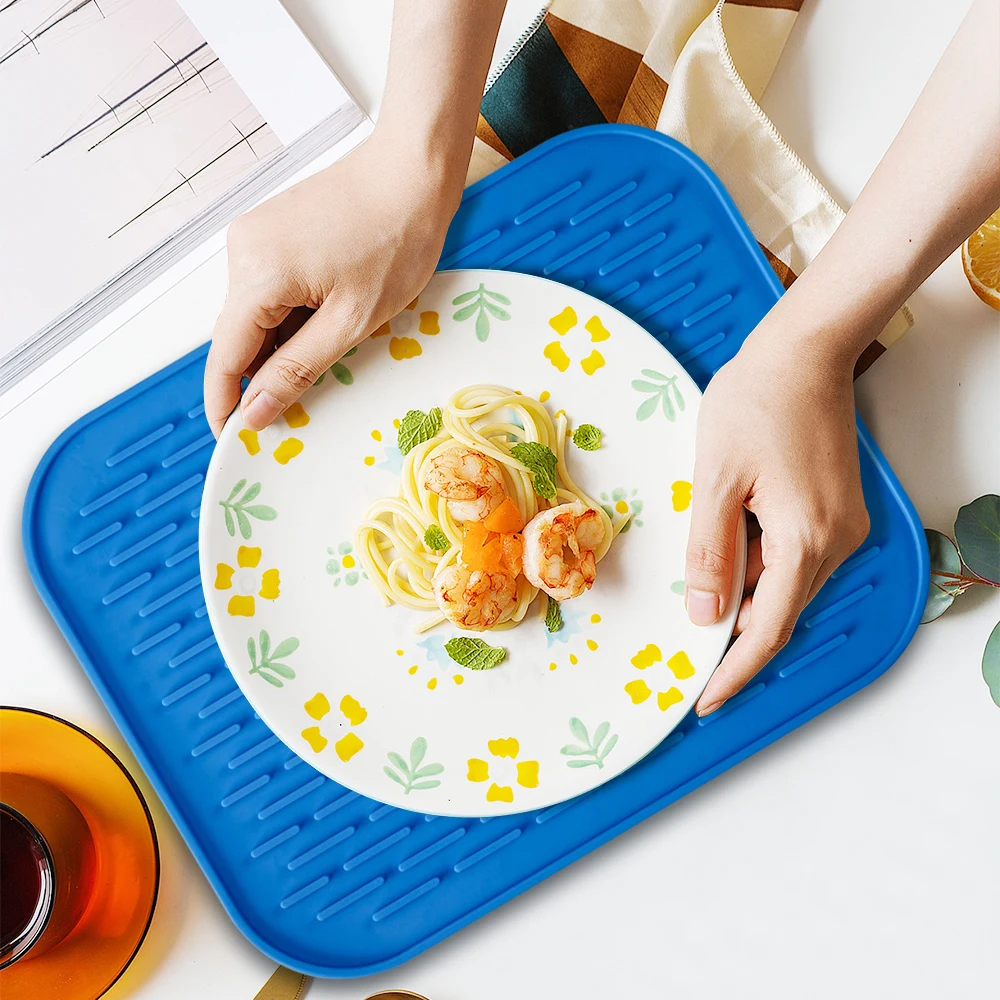 Силиконовый коврик для горшка столешницы термостойкие столовые приборы пищевая