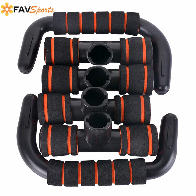 FAVSPORTS Push Up Bar Stand Pushup Board тренировочный тренажер для груди губка захватываемый рук
