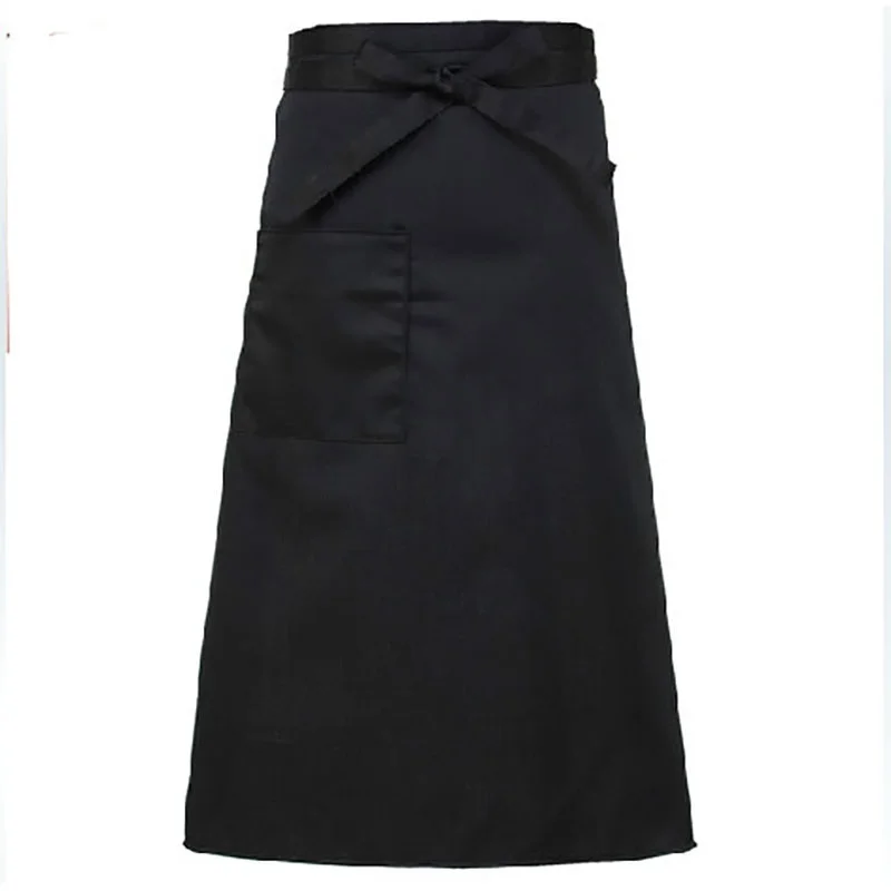 Apron Куртка шеф-повара Лон/короткий рукав повара пальто бариста Бейкер Рабочая Униформа Официанта ресторан отель одежда - Цвет: Apron