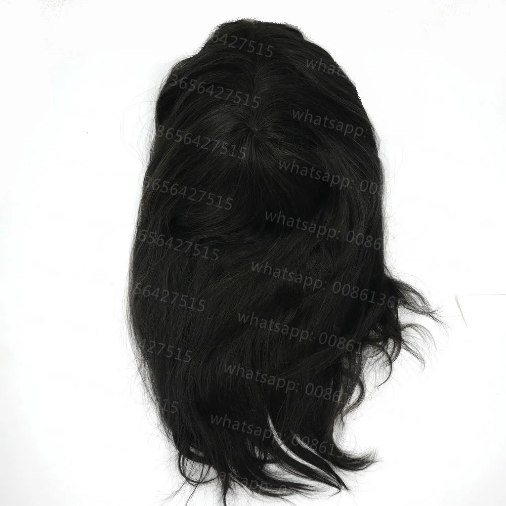 Hstonir человеческие женские волосы Топ кусок Handtied Magic Closure Toupee Secret Crown remy