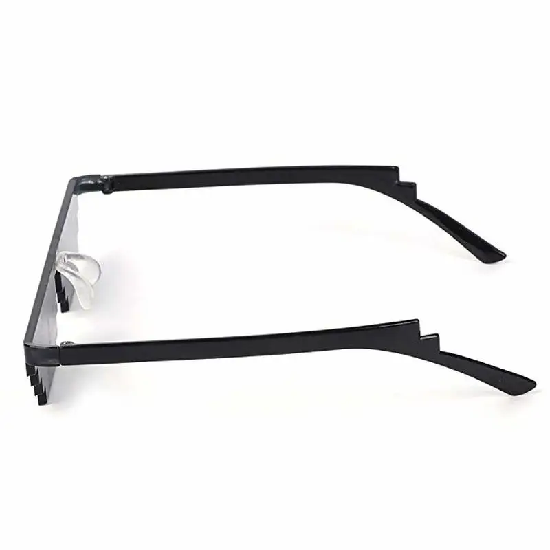 

Sunglasses Pixelated Men Women Brand Party Eyeglasses Mosaic UV400 Vintage Eyewear Unisex Gift Toy Glasses