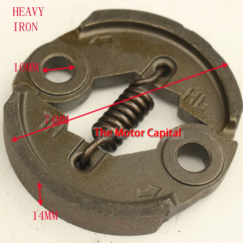 Free shipping 40-5 Steel Heavy Duty Clutch For 33cc 43cc 49cc Gas Petrol Scooters Super Pit Dit Bikes X1 X2 X6 X7 X8 Parts |