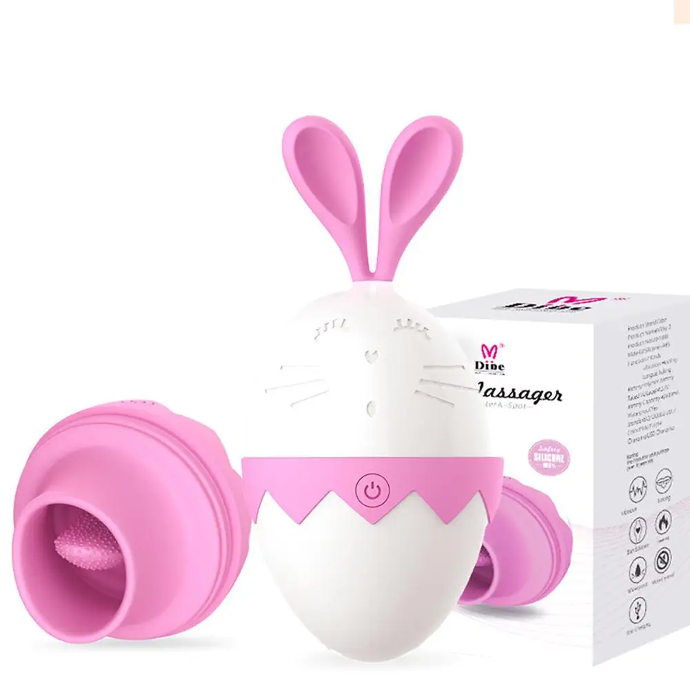 Клиторальный вибратор в форме языка Teasing секс-игрушки для женщин сдержанный