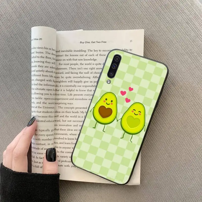 

cute cartoon Avocado Phone Case For Samsung galaxy S 7 8 9 10 20 edge A 6 10 20 30 50 51 70 note 10 plus