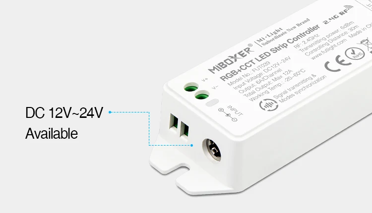 Miboxer беспроводной контроллер группового разделения DMX до rf2.4 g 16 групп управляемый