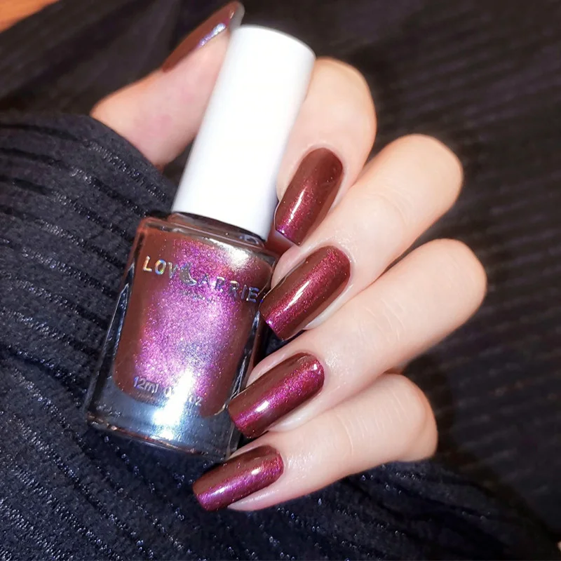 LOVCARRIE новый лак для ногтей маникюра Лак Быстросохнущий отмачиваемый блеск