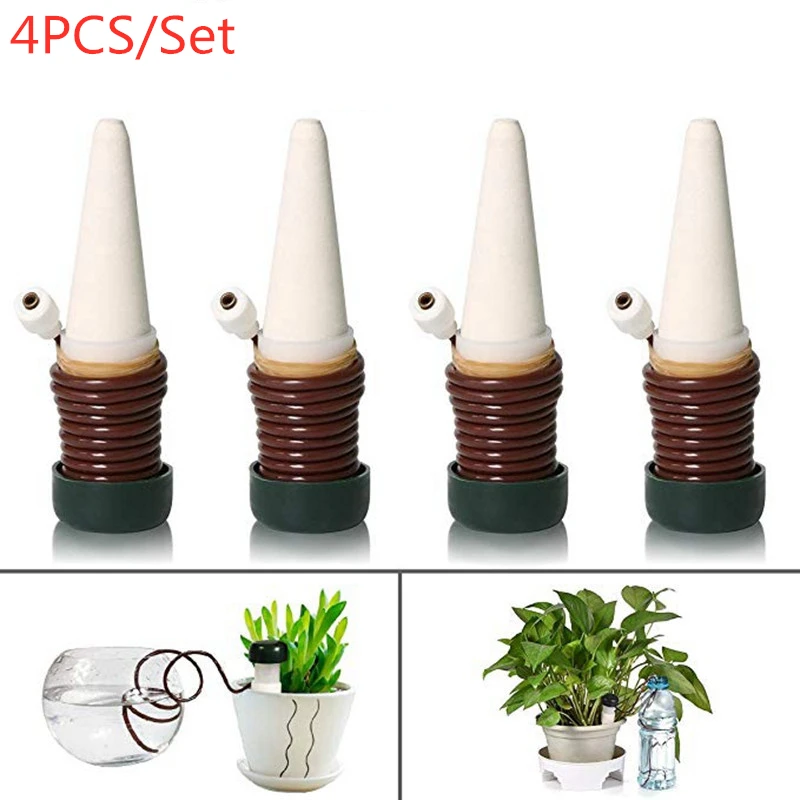 

4Pcs Automatic Watering Drip Irrigation System For Flower Pot Plants Indoor Watering Drip Device Garden Supplies
