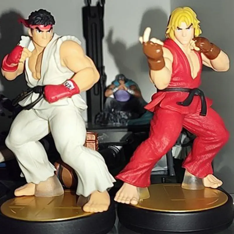 Nintendo Amiibo Ken истребители Ryu улица фигурка NFC супер разбивать Брос. Серия|Запасные
