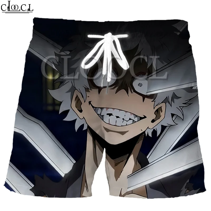 

CLOOCL Anime My Hero Academy Men Sport Shorts 3D Print Leisure Fashion All-match Harajuku Hip hop Style 2021 Summer New