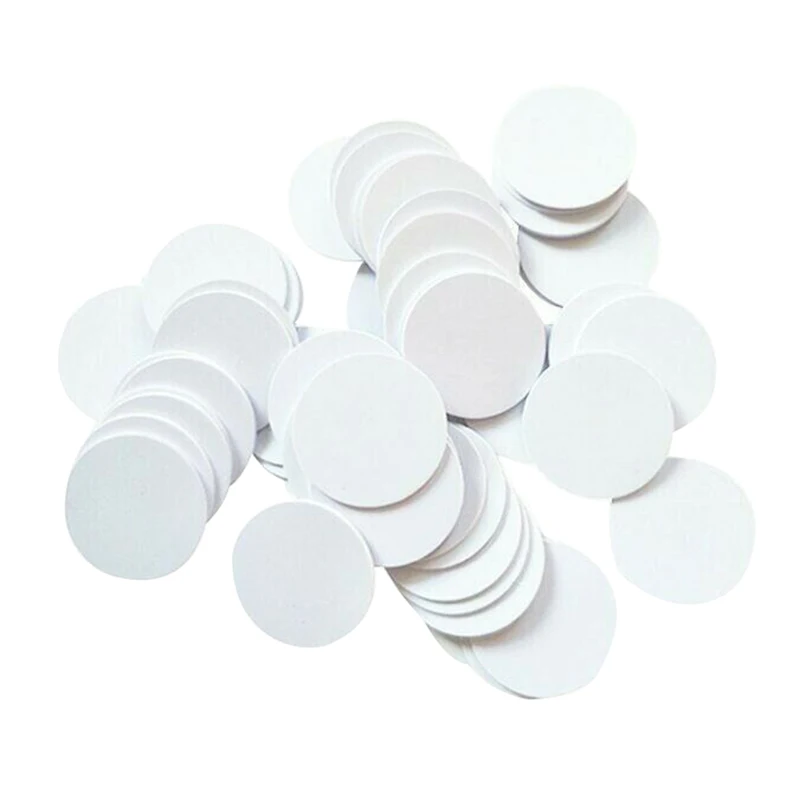 

100Pcs/Lot for NTAG215 NFC PVC Coins Chip Phones Available Labels Tag 215