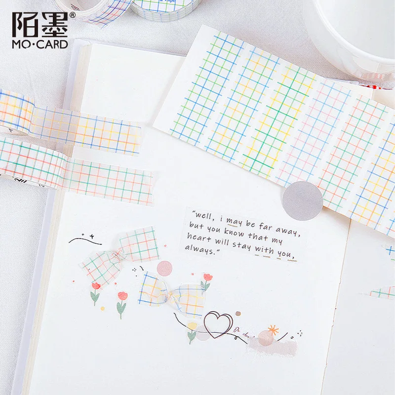 Mohamm 1 шт. Базовая Решетка серии васи маскирующая лента креативные Скрапбукинг