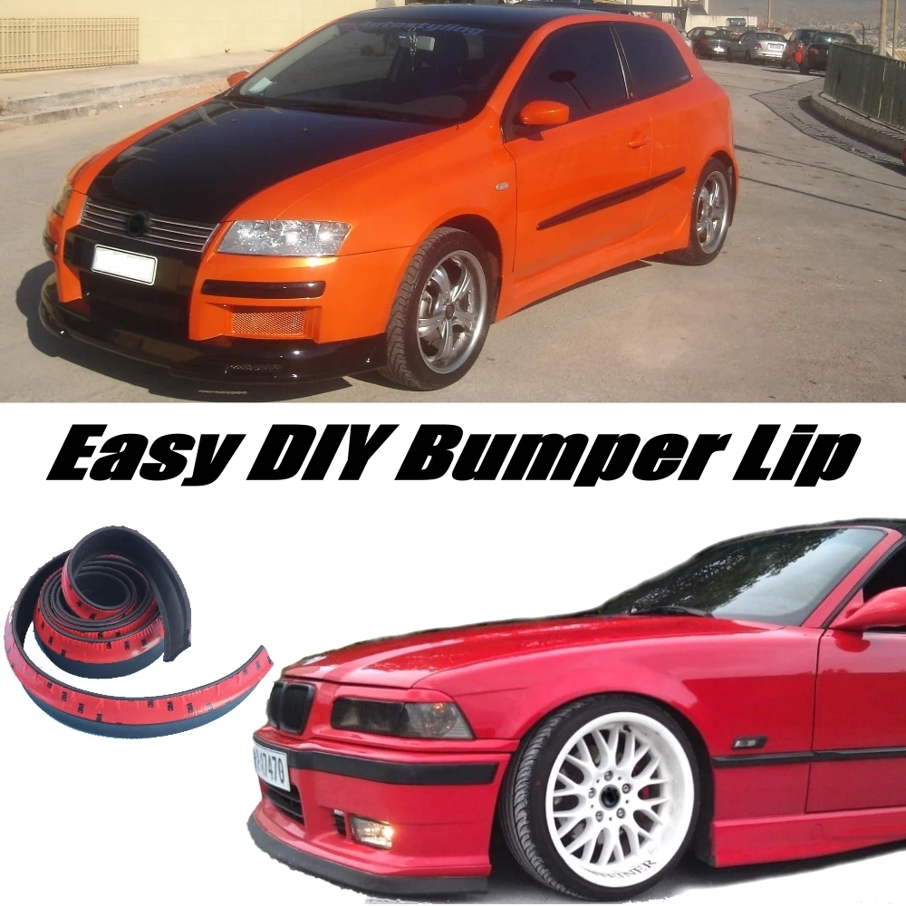 Bumper Lip Deflector Lips For Fiat Stilo 2001~2010 Front Spoiler Skirt Car View Tuning / Body Kit Strip | Автомобили и мотоциклы