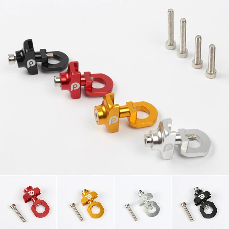 

1PC Aluminum Alloy Fixing Cycling Bicycle Chain Adjuster Tensioner Fastener Bolt For Fixie Bike Tool Repair Bike Accessories