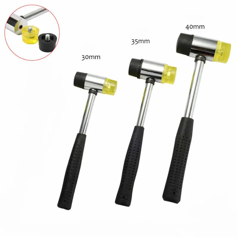 

Nylon Rubber hammer 2 Face Hammer Tool Accessories 30/35/40mm Equipment