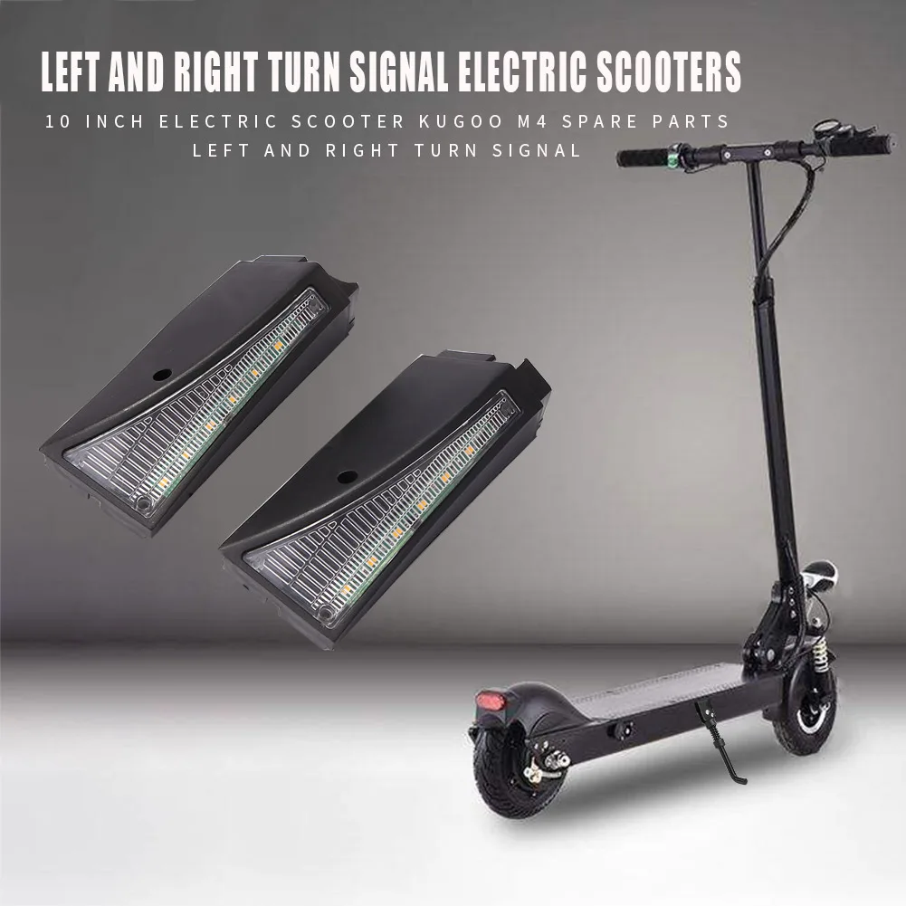

2x 10 inch Electric Scooter Light Left Right Lamp Turn Signal Lamp Warning Taillight for Kugoo M4 Kick Scooter Accessories Parts
