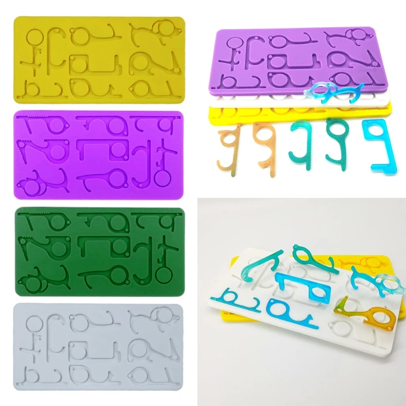 

Противоэпидемический кулон, брелок, силиконовая форма с отверстием, брелок, подвеска, подарок на Хэллоуин, ювелирные изделия T84A