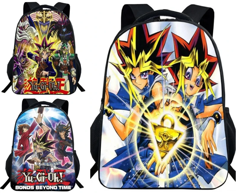 Анимация Дуэль Монстры Дети Школьная Сумка для начальной школы Рюкзак Дорожная