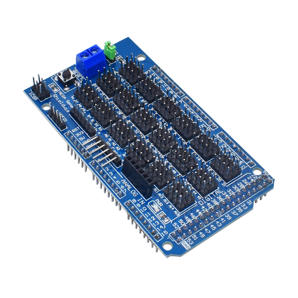 Для Arduino датчик MEGA Shield V1.0 V2.0 специальная Плата расширения 2560 Sup IIC Bluetooth SD Robot Parts
