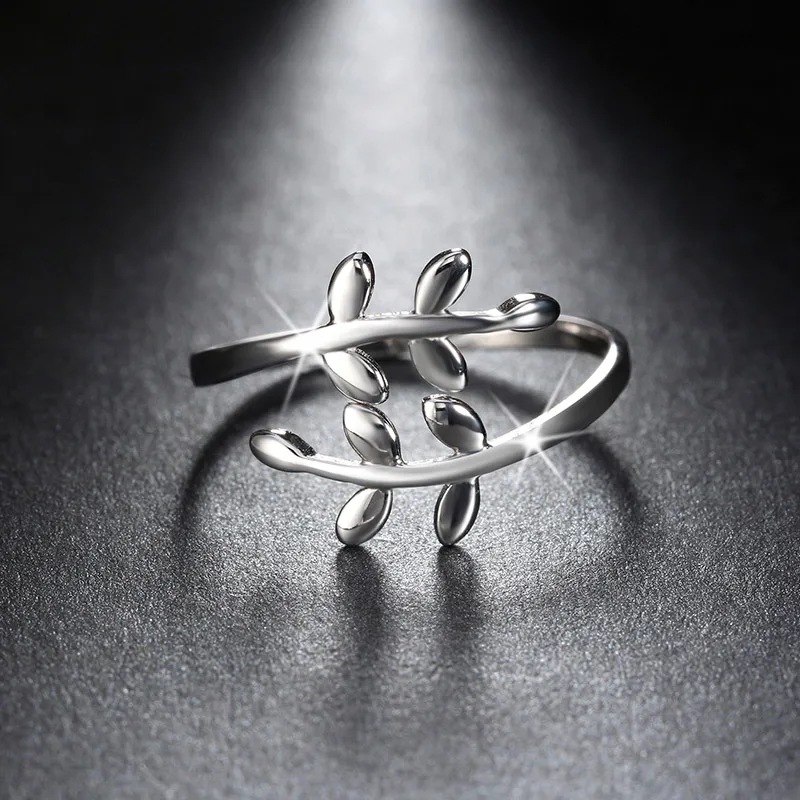 ORSA JEWELS, милые, дизайнерские, одноцветные, 925 пробы, серебряные ювелирные изделия, регулируемое, обручальное кольцо, женские кольца, вечерние, SR12