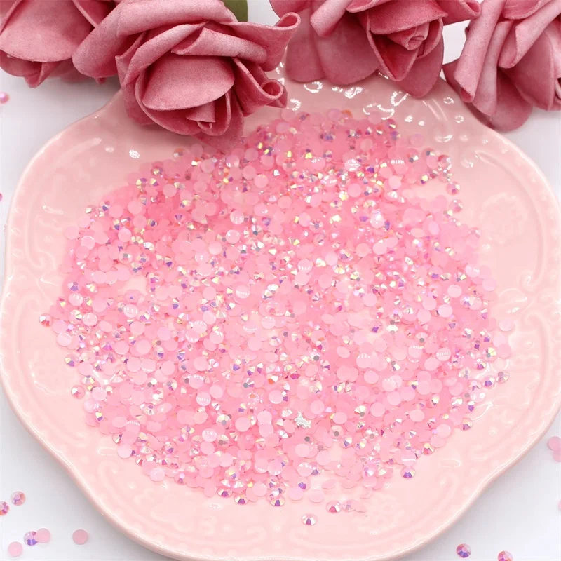 KSCRAFT 20 г 4 мм алмазные Стразы с плоской задней стороны Акриловые драгоценные камни