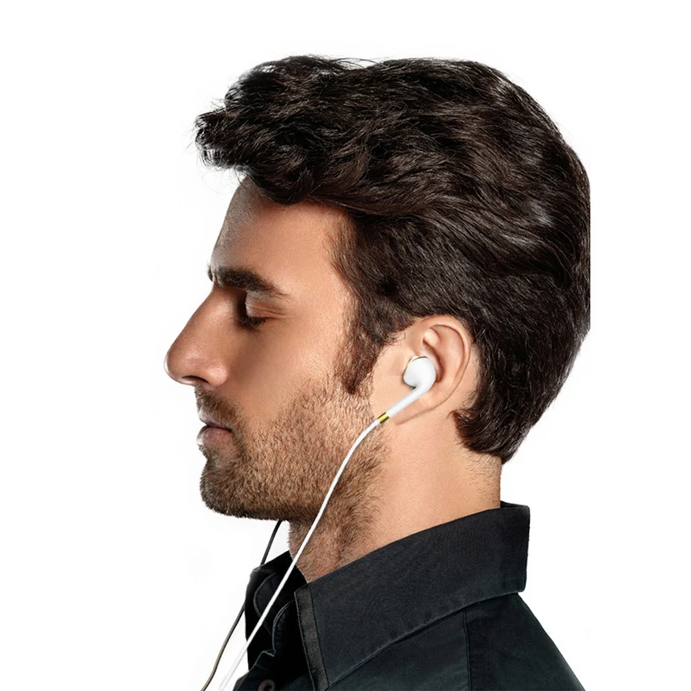

3.5mm Universal Wired Control In-Ear Call Earbud Earphone Heavy Bass Stereo Music Earpiece With Mic