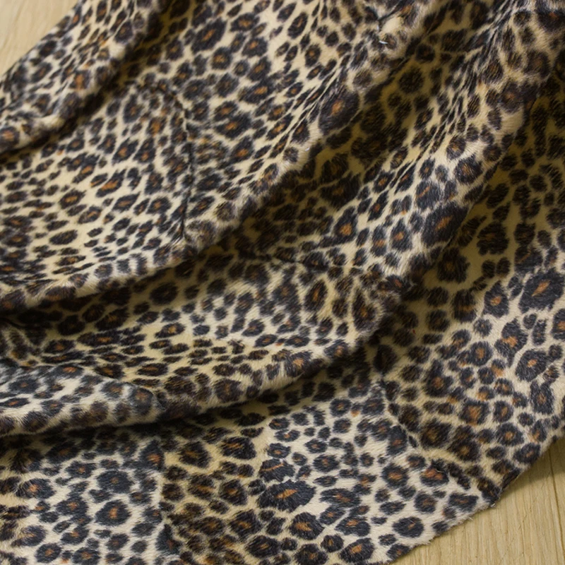 Мягкая плюшевая ткань для дивана мягкая бархатная с принтом тигра леопарда